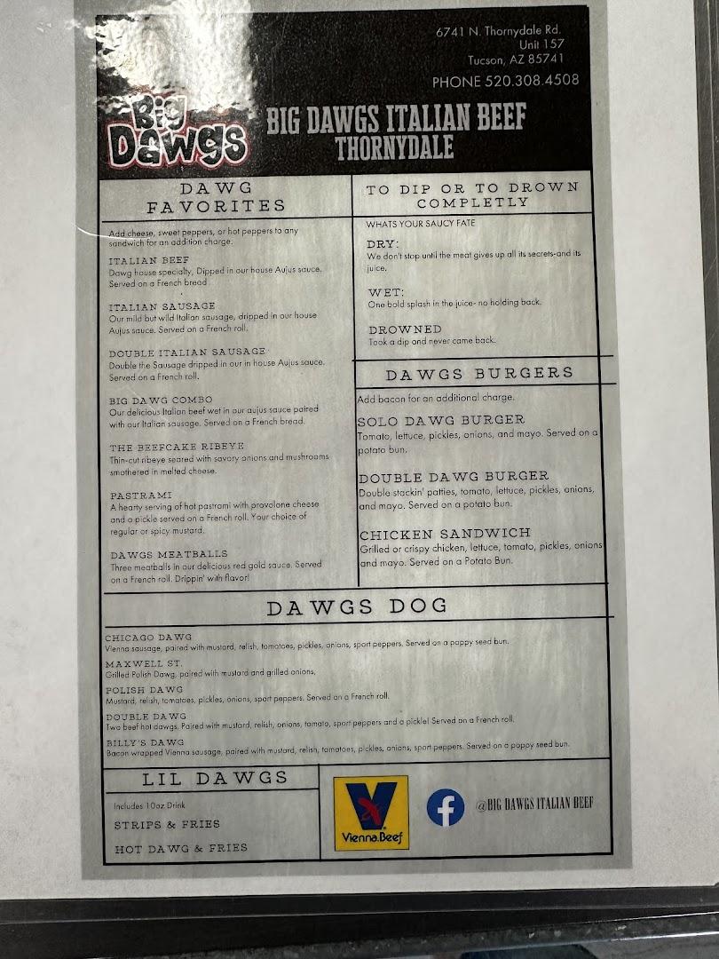 Big Dawgs Italian Beef